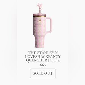 Love Shack Fancy Stanley 40 oz in Blooming Heirloom